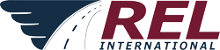 REL International GmbH – Ihr Spezialist für internationale Transporte Logo